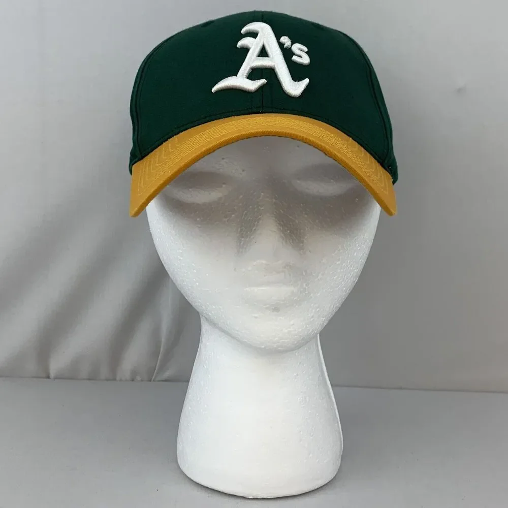 Oakland‎ Athletics Youth Adjustable Strap Outdoor Cap Green Yellow